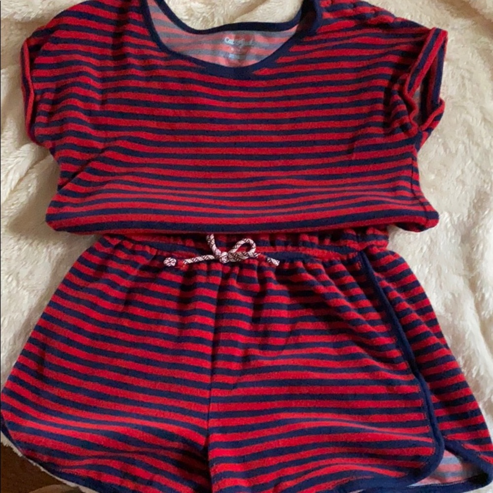 Cat and Jack romper